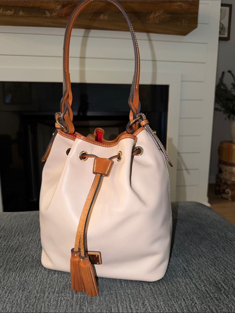Dooney and Bourke Tasha Drawstring Wexford Leather